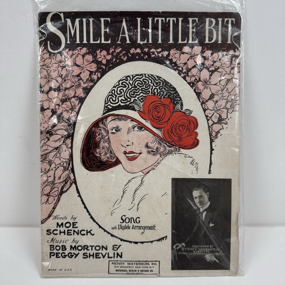 1920s vintage sheet music flapper Art Deco